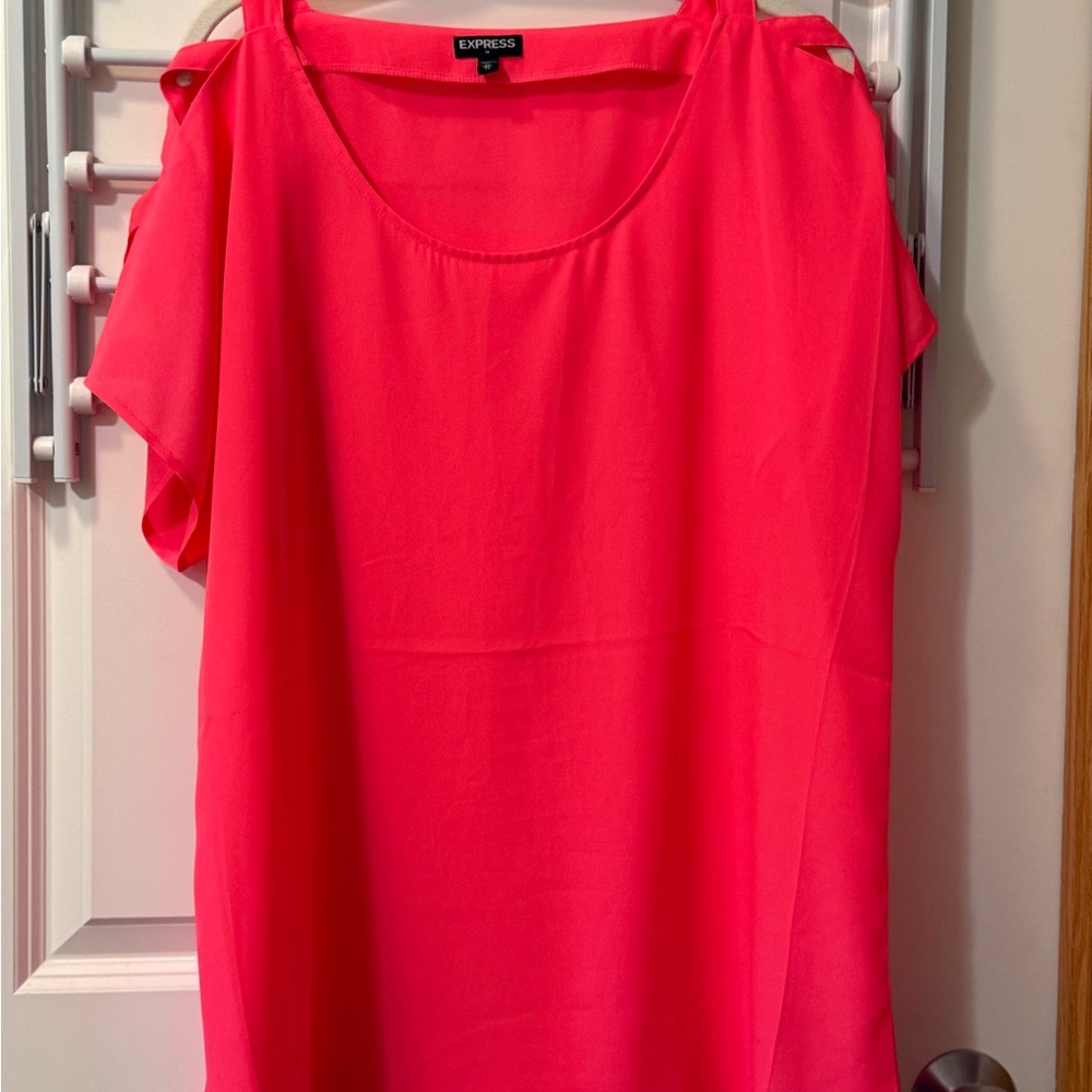 Express Women's Vibrant Pink Blouse